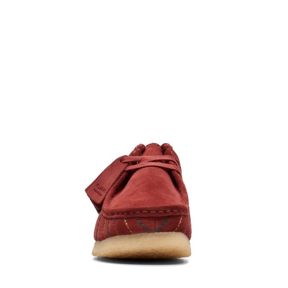 Clarks Men\'s Wallabee burgundy combi Lace up Boots main image 8